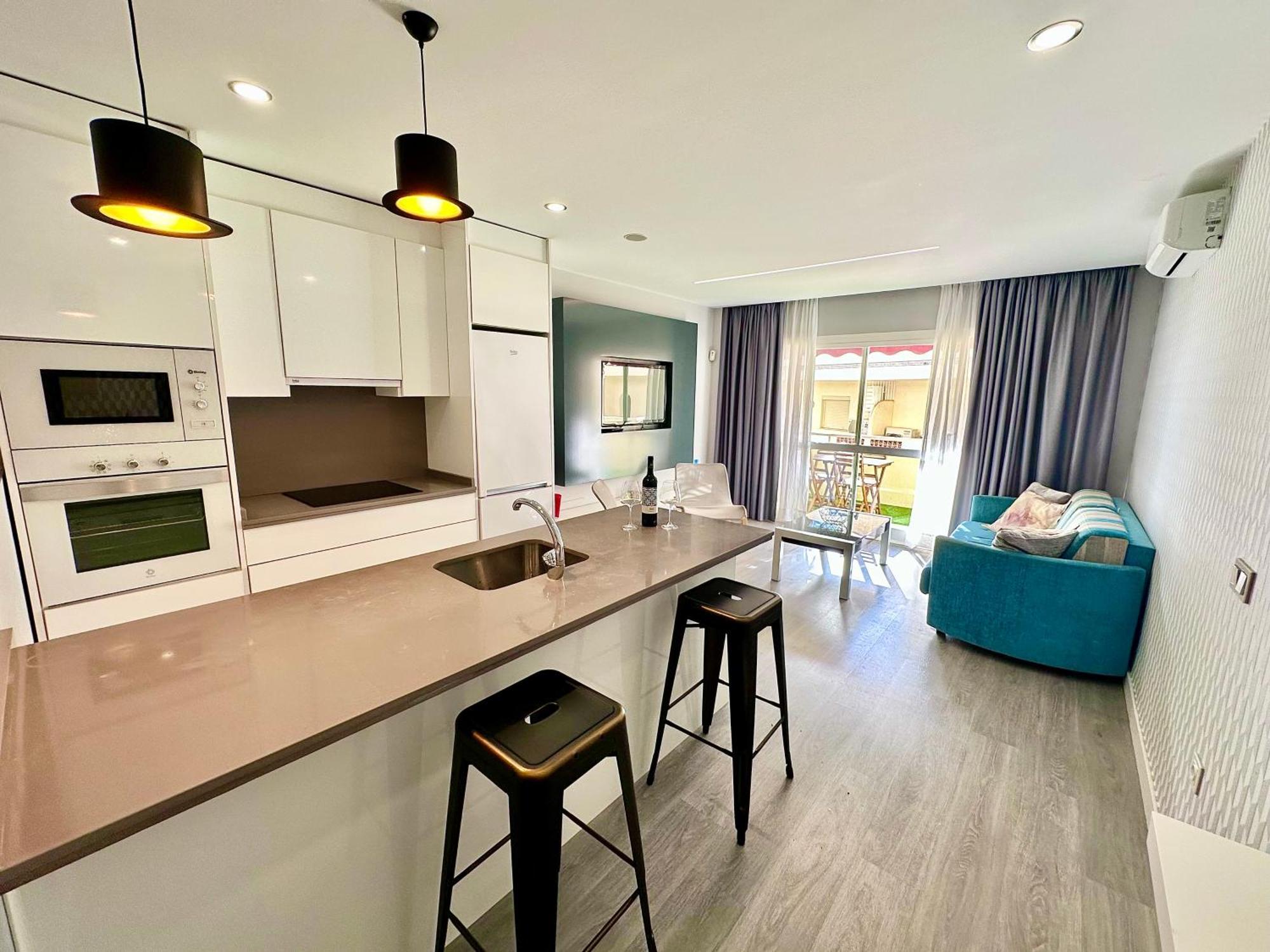 Apartament Apartamento Con Vistas, Urb. Mijas Golf. Santa Fe de los Boliches Zewnętrze zdjęcie